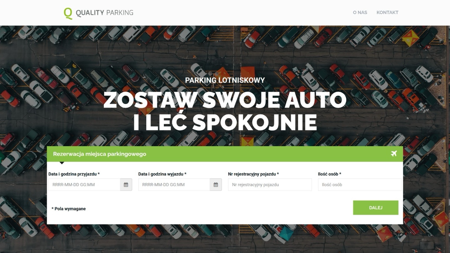 Parking lotniskowy: Przed